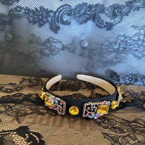 Black Jeweled Head band